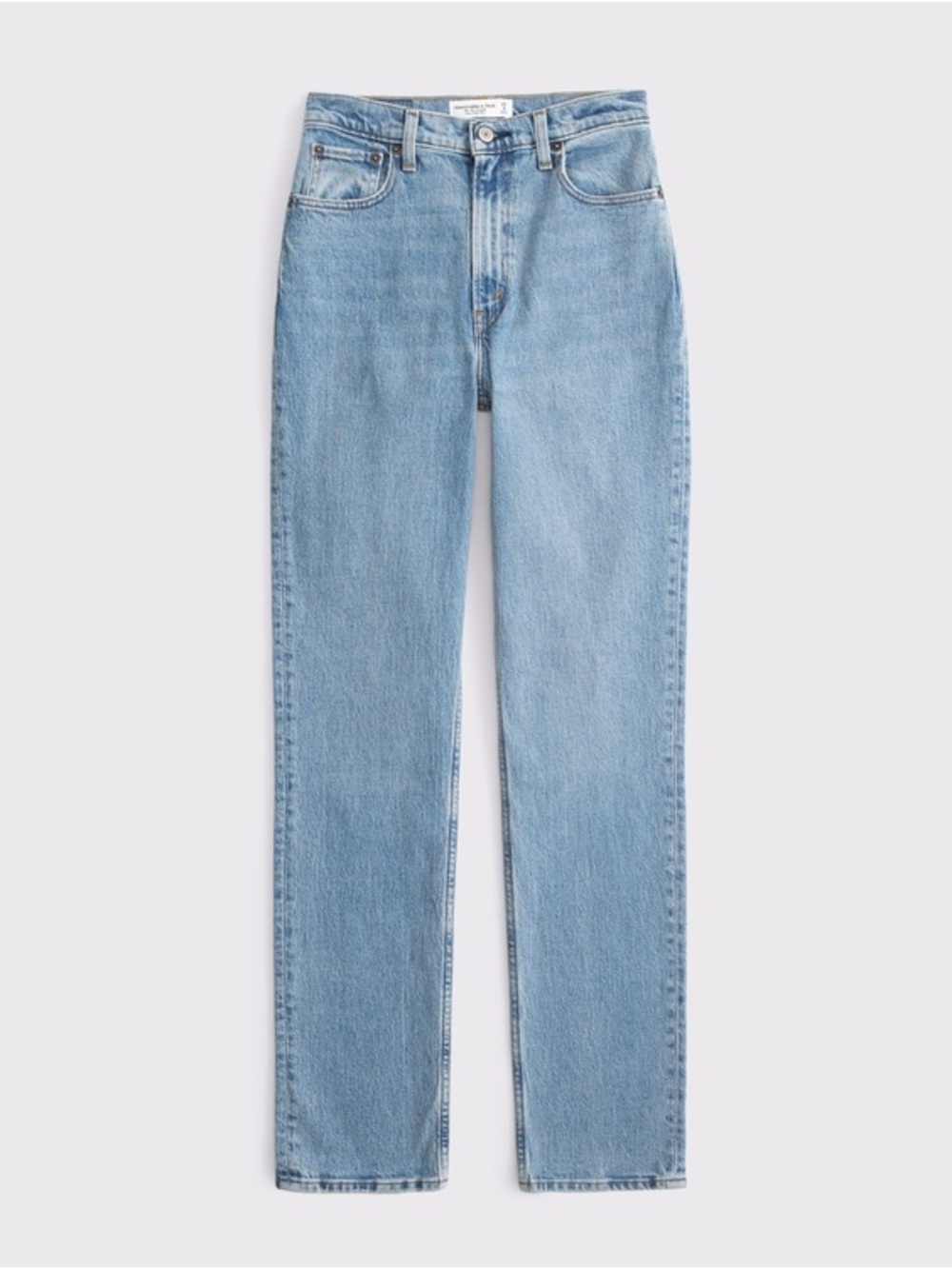 Abercrombie & Fitch Curve Love 90s Ultra High Rise Straight Jeans Size 27